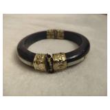 Wood/Mother of Pearl Bangle Wood/Mother of Pearl Bangle