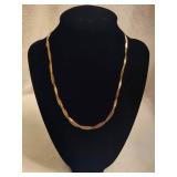 925 Silver Twisted Herringbone Necklace 925 Silver Twisted Herringbone Necklace