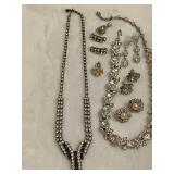 Lot of Rhinestone Jewelry Pieces Lot of Rhinestone Jewelry Pieces