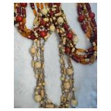 Lot of Asst Brown/Wood Tone Necklaces Lot of Asst Brown/Wood Tone Necklaces