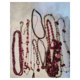 Lot of Reds - Vintage Necklaces Lot of Reds - Vintage Necklaces