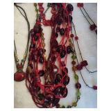 Lot of Reds - Vintage Necklaces Lot of Reds - Vintage Necklaces