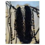 Lot of Black Costume Jewelry Necklaces Lot of Black Costume Jewelry Necklaces