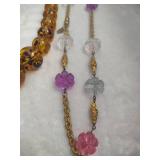 Lot of Beaded Vintage Necklaces incl Les Bernard Lot of Beaded Vintage Necklaces incl Les Bernard