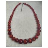Chunky Graduated Bead Vintage Necklace Chunky Graduated Bead Vintage Necklace