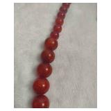 Chunky Graduated Bead Vintage Necklace Chunky Graduated Bead Vintage Necklace