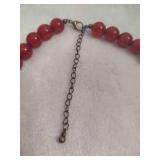 Chunky Graduated Bead Vintage Necklace Chunky Graduated Bead Vintage Necklace