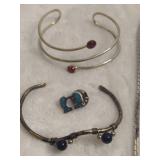 Sterling & Misc Silver Tone Jewelry Sterling & Misc Silver Tone Jewelry