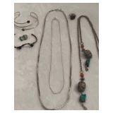 Sterling & Misc Silver Tone Jewelry Sterling & Misc Silver Tone Jewelry