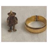 14K Sombrero Pin & 14K GF Band 14K Sombrero Pin & 14K GF Band