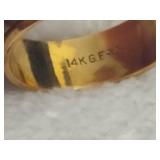 14K Sombrero Pin & 14K GF Band 14K Sombrero Pin & 14K GF Band