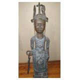 Benin African Warrior Statue Benin African Warrior Statue