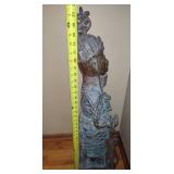 Benin African Warrior Statue Benin African Warrior Statue