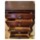 Sligh Furniture 4-Drawer Antique Side Table Sligh Furniture 4-Drawer Antique Side Table