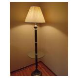Vintage Floorlamp with Glass Table Vintage Floorlamp with Glass Table