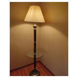 Vintage Floorlamp with Glass Table Vintage Floorlamp with Glass Table