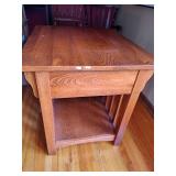 Mission Style Wood Side Table w/ Drawer Mission Style Wood Side Table w/ Drawer