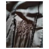 Daytons Ladies Fur and Leather Belted Jacket Daytons Ladies Fur and Leather Belted Jacket