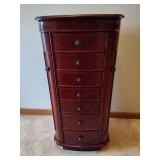 Masterpiece Walnut Jewelry Armoire Masterpiece Walnut Jewelry Armoire