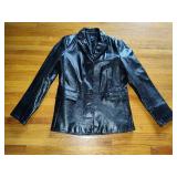 Vintage Gap Black Leather Ladies Jacket Vintage Gap Black Leather Ladies Jacket