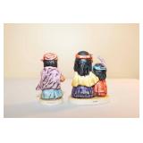 DeGrazia Goebel "Wondering" and "Little Cooking Girl" Figurines DeGrazia Goebel "Wondering" and "Little Cooking Girl" Figurines