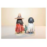 DeGrazia Goebel "Navajo Boy" and "Blue Boy" Figurines DeGrazia Goebel "Navajo Boy" and "Blue Boy" Figurines