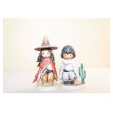 DeGrazia Goebel "Navajo Boy" and "Blue Boy" Figurines DeGrazia Goebel "Navajo Boy" and "Blue Boy" Figurines