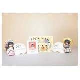 DeGrazia Goebel "The Children of DeGrazia "Flower Girl" and "Flower Boy" Collection Plaques and Postcard Book DeGrazia Goebel "The Children of DeGrazia "Flower Girl" and "Flower Boy" Collection Plaques and Postcard Book