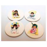 DeGrazia Goebel "The Children Series" Coasters DeGrazia Goebel "The Children Series" Coasters