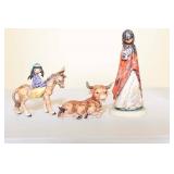 DeGrazia Goebel "Navajo Madonna", "El Toro" Bull and "Coming Home" Figurines DeGrazia Goebel "Navajo Madonna", "El Toro" Bull and "Coming Home" Figurines