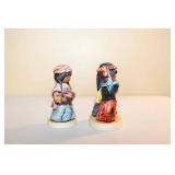 DeGrazia Goebel "Wondering" and "Little Cooking Girl" Figurines DeGrazia Goebel "Wondering" and "Little Cooking Girl" Figurines