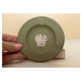 Wedgwood Jasper Sage Green Fluted Ash Tray Wedgwood Jasper Sage Green Fluted Ash Tray