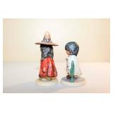 DeGrazia Goebel "Navajo Boy" and "Blue Boy" Figurines DeGrazia Goebel "Navajo Boy" and "Blue Boy" Figurines