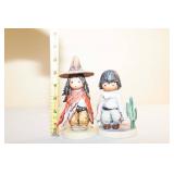 DeGrazia Goebel "Navajo Boy" and "Blue Boy" Figurines DeGrazia Goebel "Navajo Boy" and "Blue Boy" Figurines