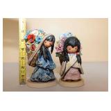 De Grazia Goebel "Beautiful Burden" and "Flower Girl" Figurines De Grazia Goebel "Beautiful Burden" and "Flower Girl" Figurines