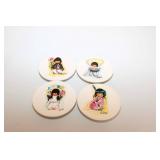 DeGrazia Goebel "The Children Series" Coasters DeGrazia Goebel "The Children Series" Coasters