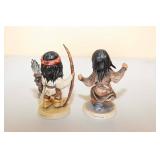 DeGrazia Goebel "Merrily, Merrily, Merrily" and "My First Arrow" Figurines DeGrazia Goebel "Merrily, Merrily, Merrily" and "My First Arrow" Figurines