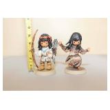 DeGrazia Goebel "Merrily, Merrily, Merrily" and "My First Arrow" Figurines DeGrazia Goebel "Merrily, Merrily, Merrily" and "My First Arrow" Figurines