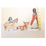 DeGrazia Goebel "Navajo Madonna", "El Toro" Bull and "Coming Home" Figurines DeGrazia Goebel "Navajo Madonna", "El Toro" Bull and "Coming Home" Figurines