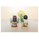 DeGrazia Goebel "The Sunflower" and "Little Cocopah Indian Girl" Figurines DeGrazia Goebel "The Sunflower" and "Little Cocopah Indian Girl" Figurines