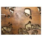 Antique Asian Carved Wood Wall Panel Antique Asian Carved Wood Wall Panel