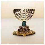 Vintage Oppenheim Brass Menorah Vintage Oppenheim Brass Menorah
