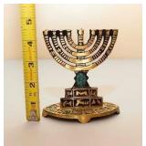 Vintage Oppenheim Brass Menorah Vintage Oppenheim Brass Menorah