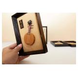 Set of Vintage Chinese Wood Art Musical Wall Art Set of Vintage Chinese Wood Art Musical Wall Art