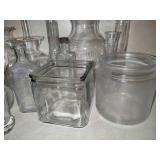 Assorted Clear Glass Vases Assorted Clear Glass Vases