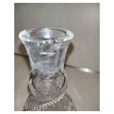 Crystal Decanters w/ Sterling Silver Wine Labels Crystal Decanters w/ Sterling Silver Wine Labels