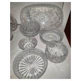 Assorted Crystal Serving & Decor Pieces Assorted Crystal Serving & Decor Pieces