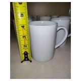 Nine Crate & Barrel White Coffee Mugs Nine Crate & Barrel White Coffee Mugs
