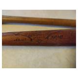 Set of Three Mini Collectible Wooden Bats Set of Three Mini Collectible Wooden Bats