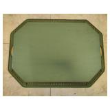 Metal Large Floral Design Toleware Tray Metal Large Floral Design Toleware Tray